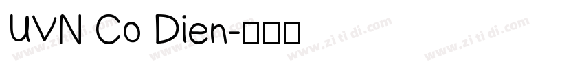 UVN Co Dien字体转换